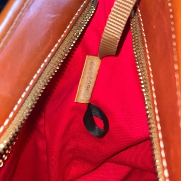 Dooney and Bourke Pebble Grain Black Double Pocket tote - Picture 8 of 10